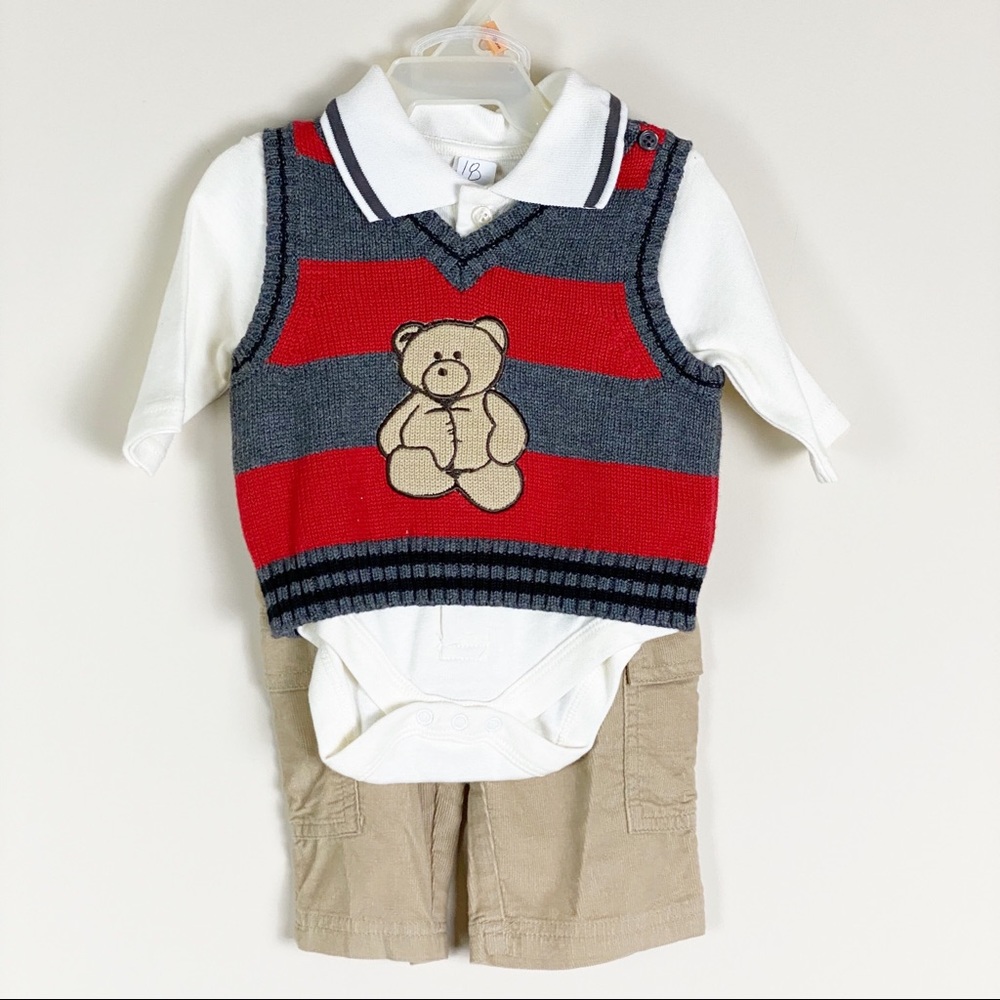 George 3 piece Set 0-3 Months 8-12 lbs